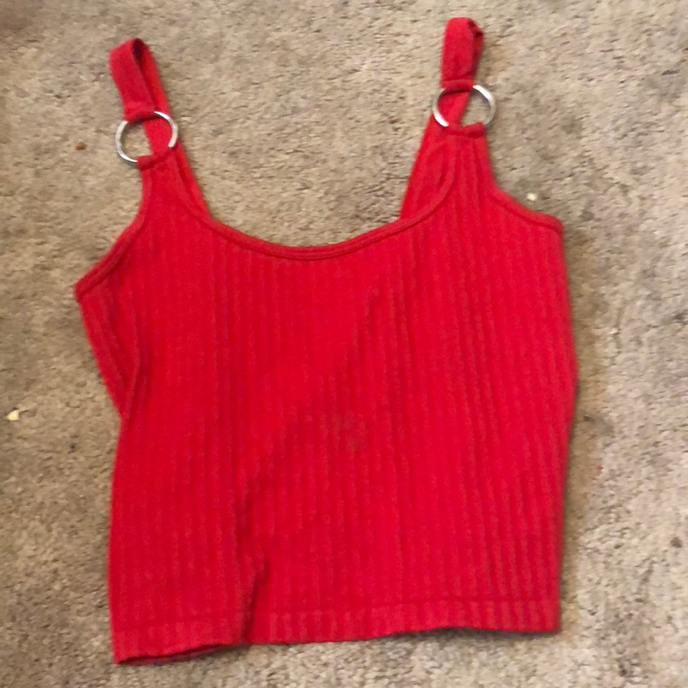Cute red tank:)